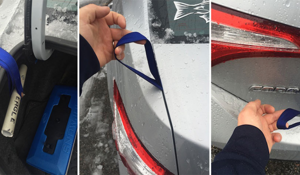 How To Tie Down A Car Hood